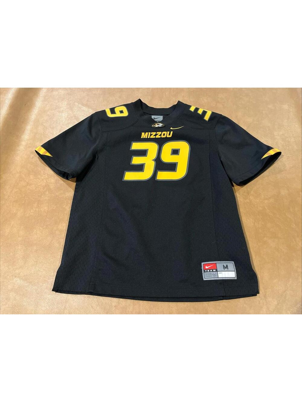 Mizzou Missouri Tigers Team Nike Black Football Jersey (Youth Medium)